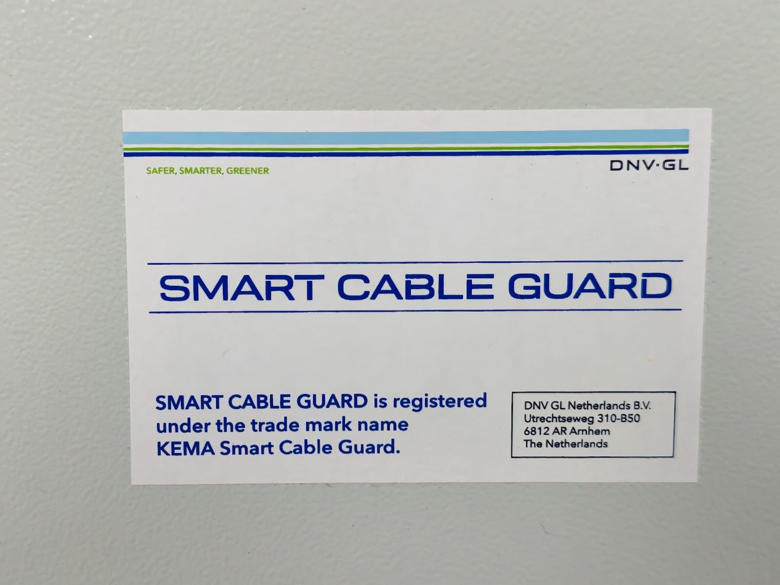 SMART CABLE GUARD DNV-GL SCG2.0 SMART CABLE GUARD DNV-GL SCG2.0 CONTROL UNIT 100-230V-INCOMPLETE ACCS 3
