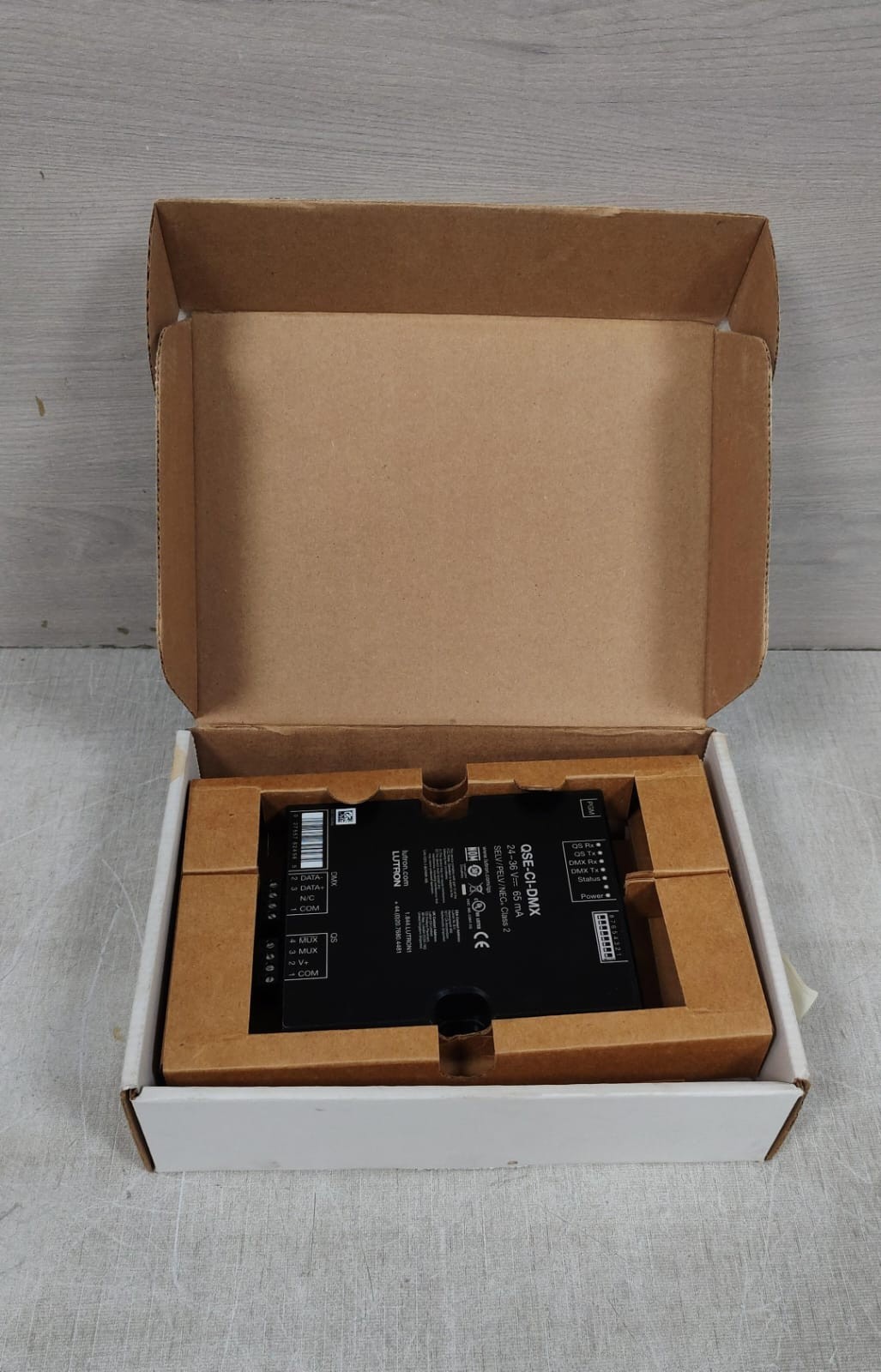 Lutron QSE-CI-DMX LUTRON GRAFIK EYE QSE-CI-DMX SELV/PELV/NEC CONTROL INTERFACE 24-36V 65MA 2