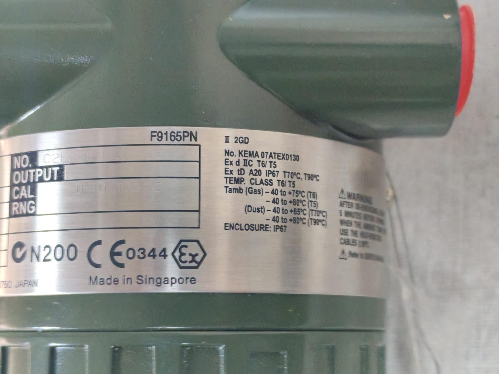Yokogawa YTA320 FA4DD/X1 STYLE S3 YOKOGAWA YTA320 FA4DD/X1 STYLE S3 TEMPERATURE TRANSMITTER-NEW W/ FILTHY BOX 7
