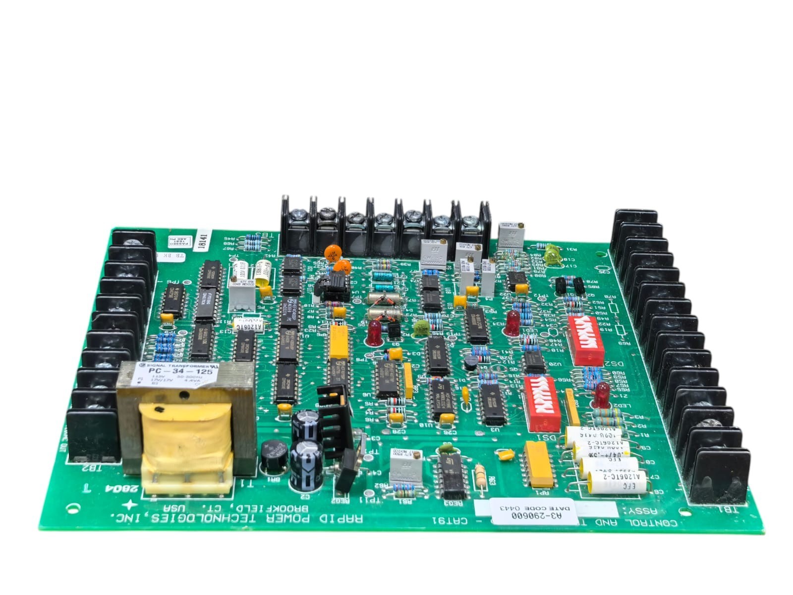 RAPID POWER TECHNOLOGIES A3-290600 RAPID POWER TECHNOLOGIES A3-290600 CONTROL AND TRIGGER BOARD -CAT91 5