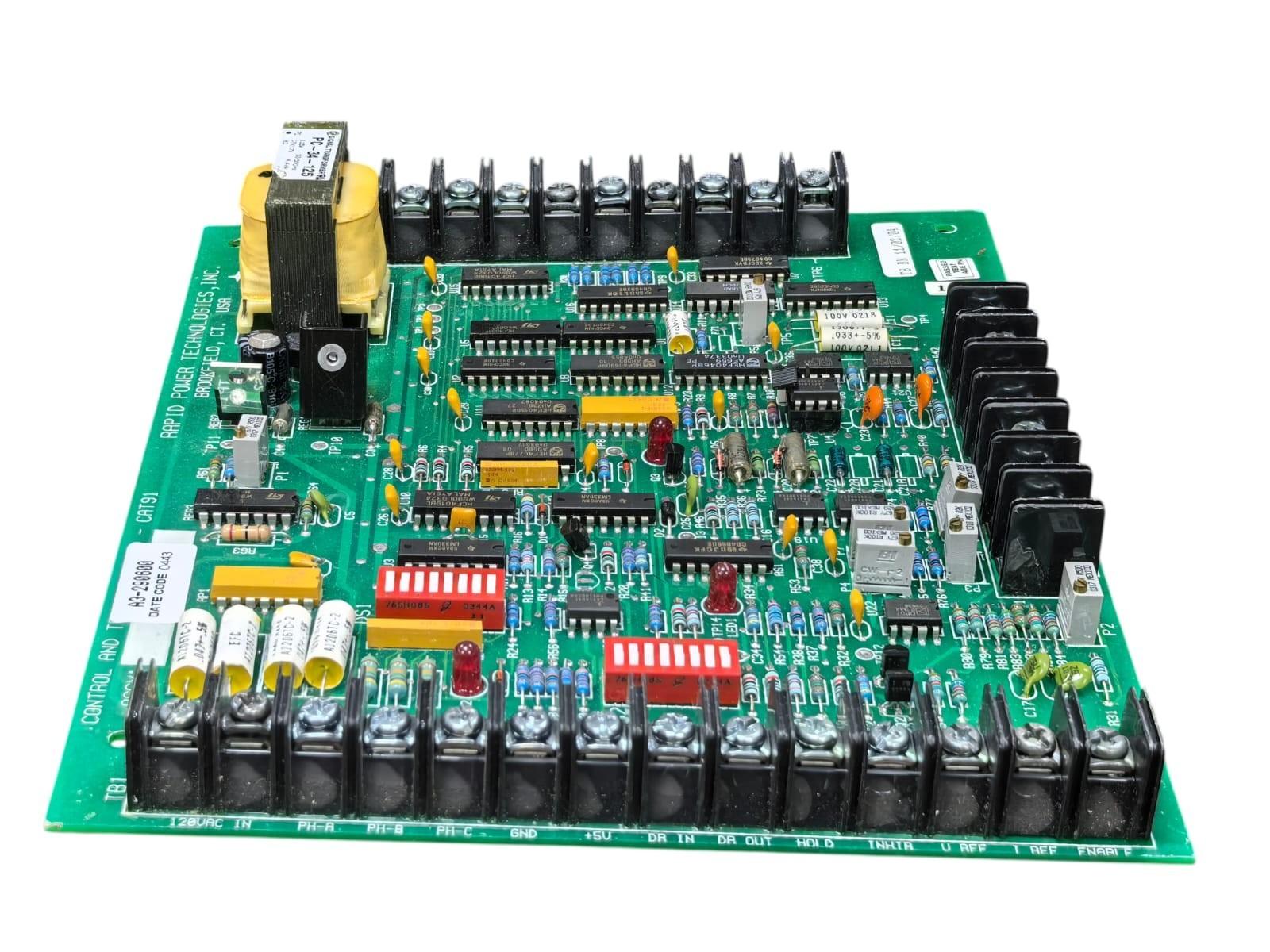 RAPID POWER TECHNOLOGIES A3-290600 RAPID POWER TECHNOLOGIES A3-290600 CONTROL AND TRIGGER BOARD -CAT91 7