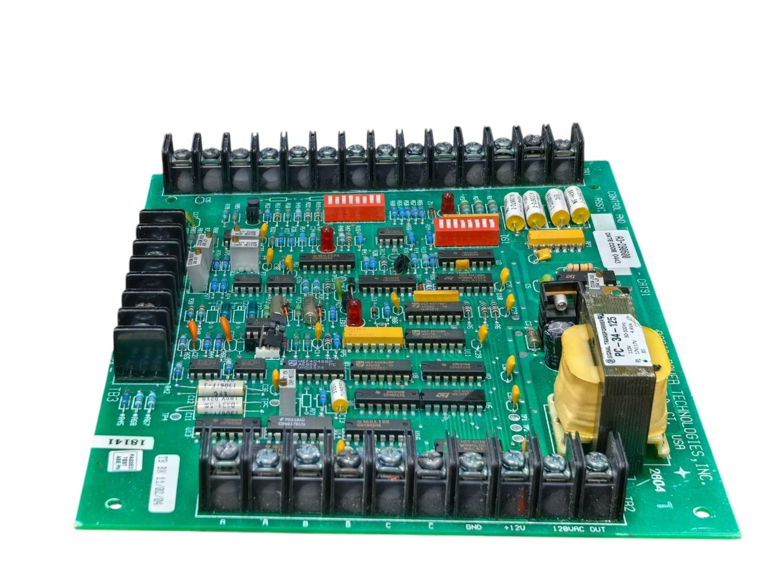 RAPID POWER TECHNOLOGIES A3-290600 RAPID POWER TECHNOLOGIES A3-290600 CONTROL AND TRIGGER BOARD -CAT91 8