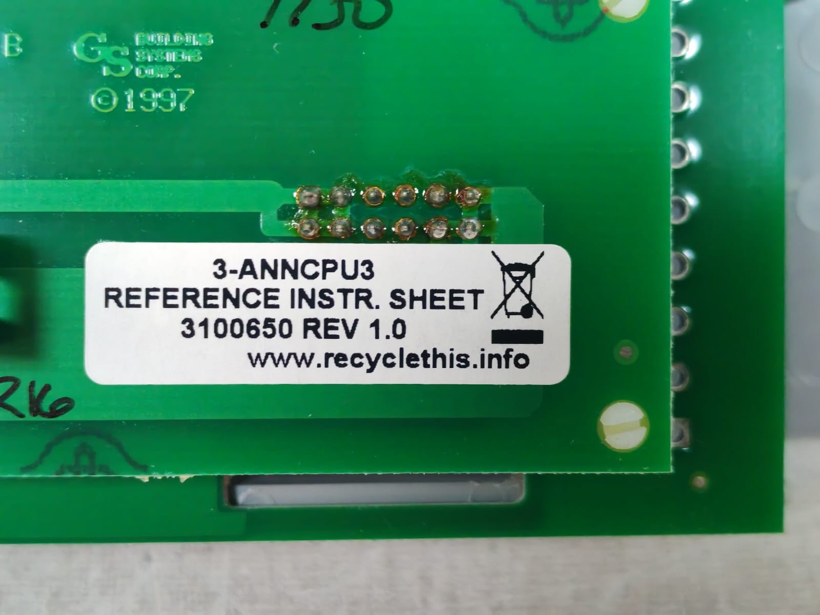 EST 3-ANNCPU3 EST EDWARDS 3-ANNCPU3 CENTRAL ANNUNCIATOR PROCESSOR 8