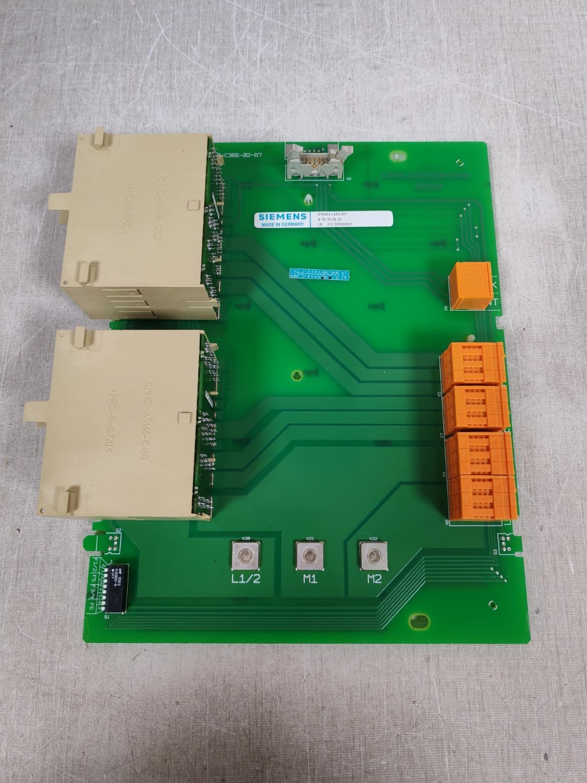 Siemens C79458-L445-B51 / C79040-A6310-C386-02-87 SIEMENS C79458-L445-B51 / C79040-A6310-C386-02-87 MODULE 7