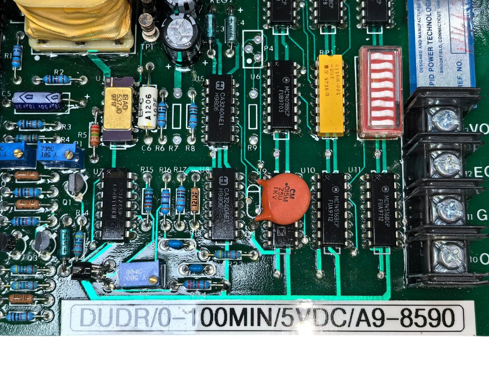 RAPID POWER TECHNOLOGIES DUDR/0-100MIN/5VDC/A9-8590 RAPID POWER TECHNOLOGIES DUDR/0-100MIN/5VDC/A9-8590 2