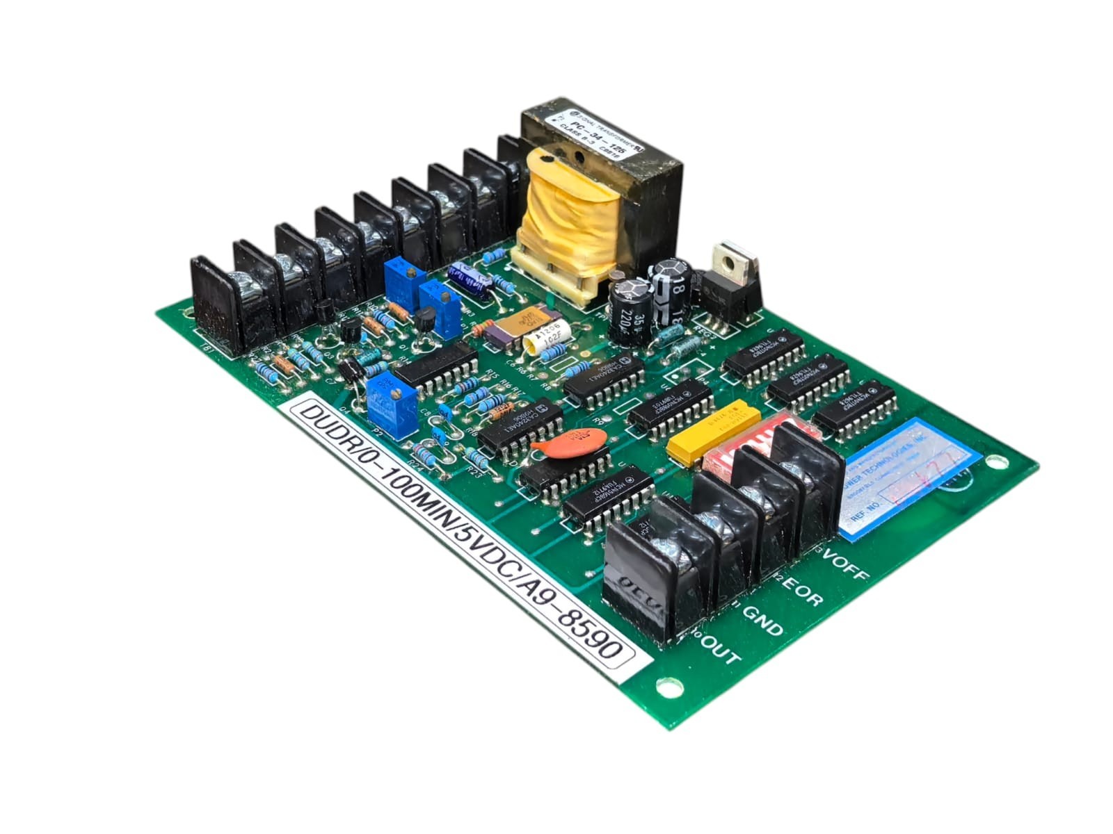 RAPID POWER TECHNOLOGIES DUDR/0-100MIN/5VDC/A9-8590 RAPID POWER TECHNOLOGIES DUDR/0-100MIN/5VDC/A9-8590 9