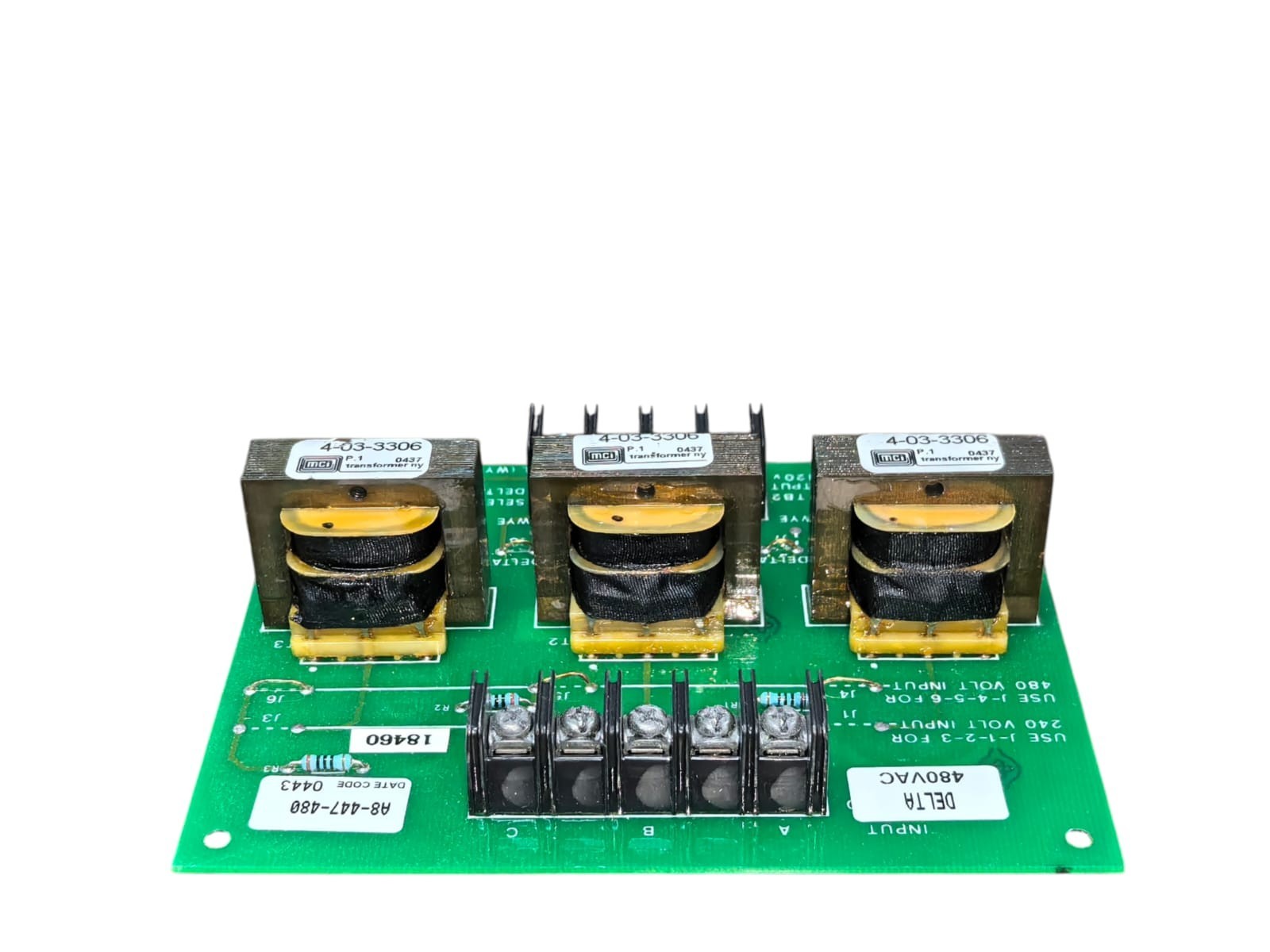 RAPID POWER TECHNOLOGIES A8-447-480 RAPID POWER TECHNOLOGIES A8-447-480 PC-138 3 PHASE ISOLATION REV B 5