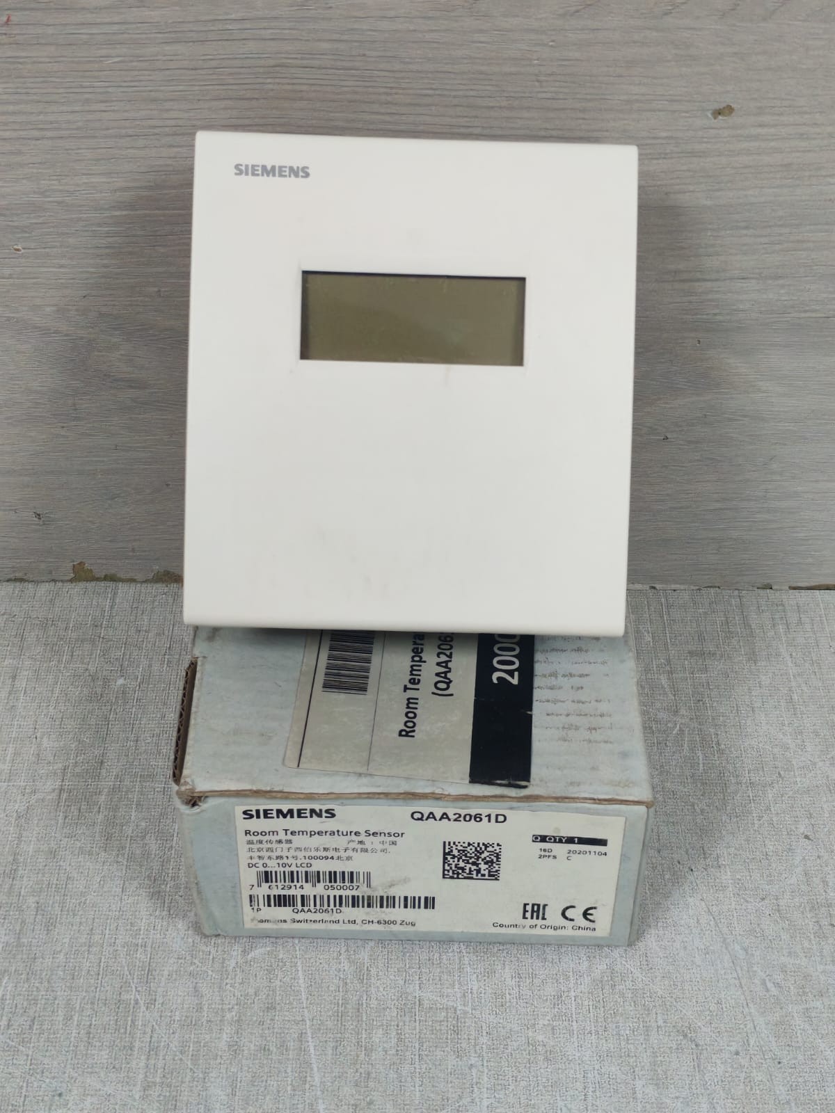 SIEMENS QAA2061D ROOM TEMPERATURE SENSOR