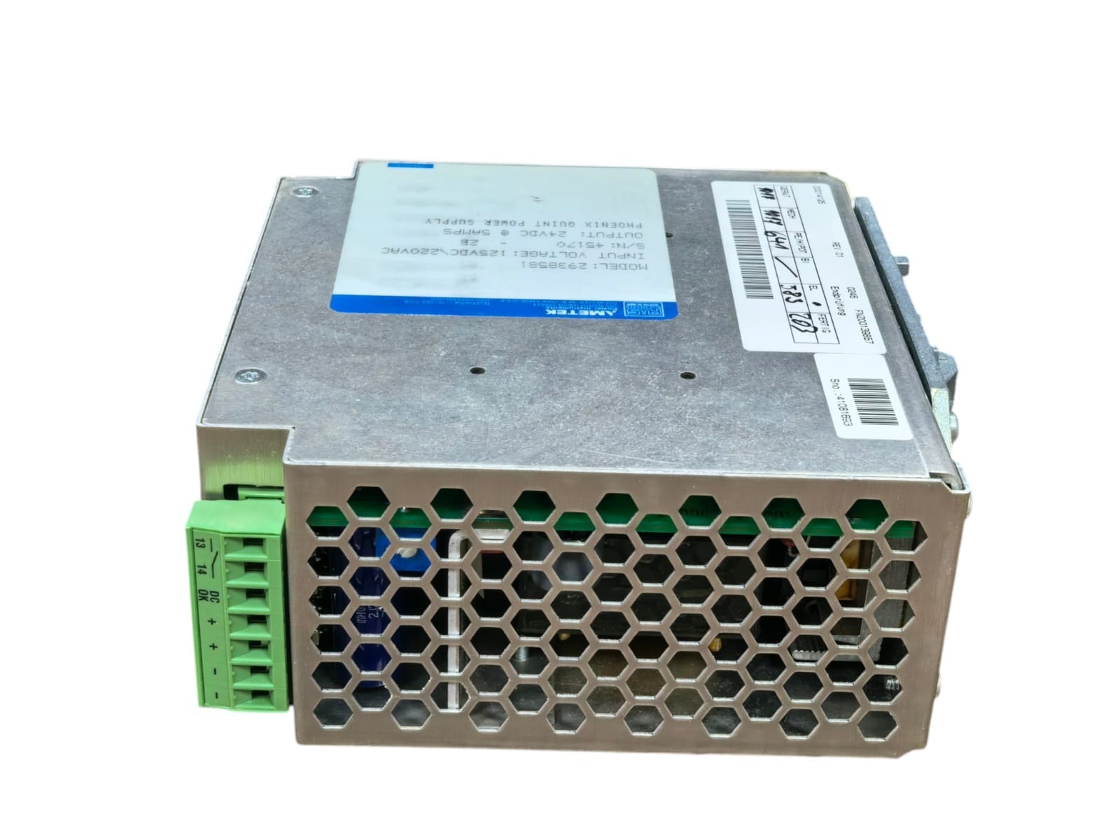 Phoenix Contact QUINT-PS-100-240AC/24DC/5 PHOENIX CONTACT QUINT-PS-100-240AC/24DC/5 POWER SUPPLY 2938581 7