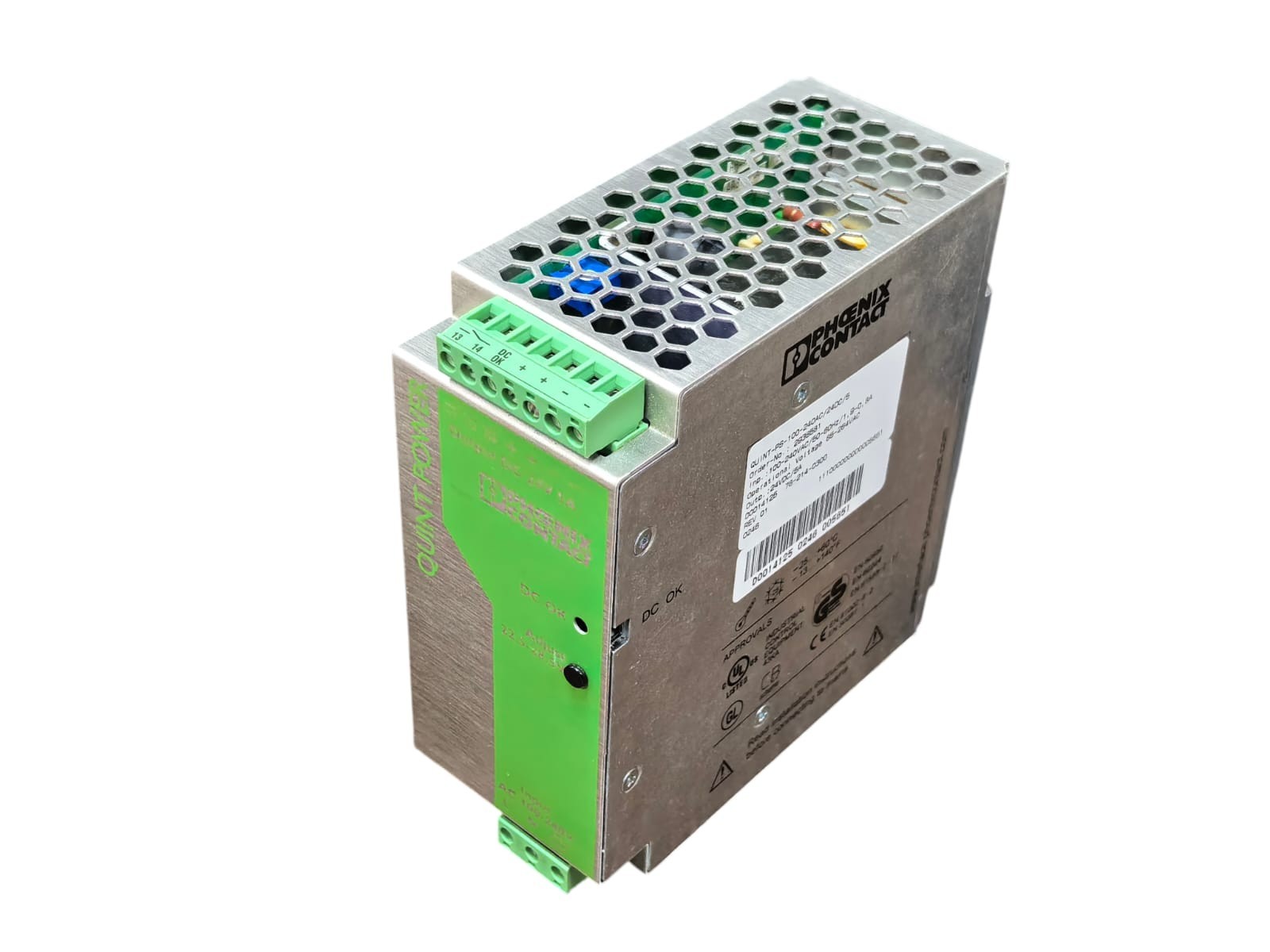 Phoenix Contact QUINT-PS-100-240AC/24DC/5 PHOENIX CONTACT QUINT-PS-100-240AC/24DC/5 POWER SUPPLY 2938581 9