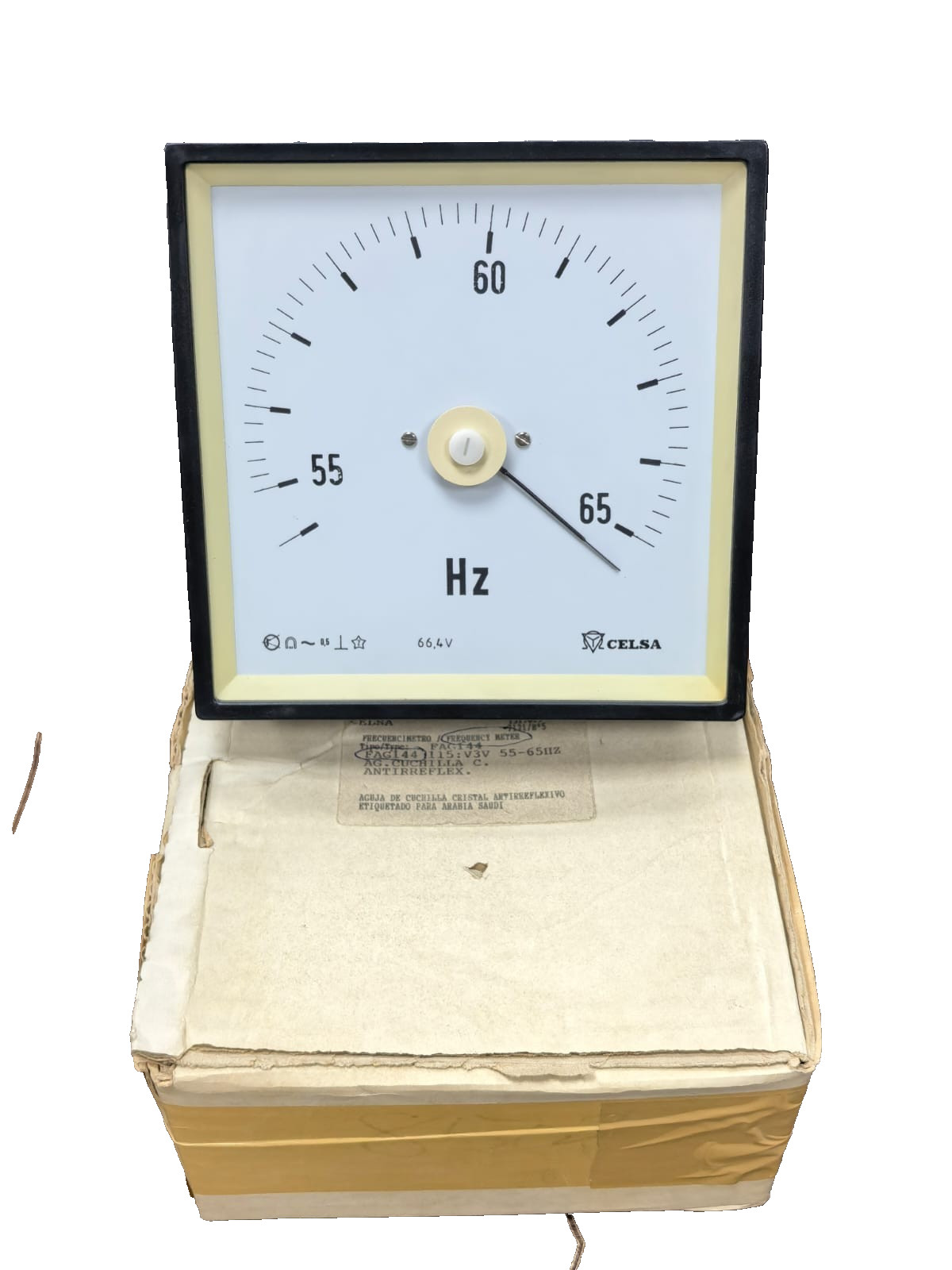 CELSA FAG144 55-65Hz FREQUENCY METER