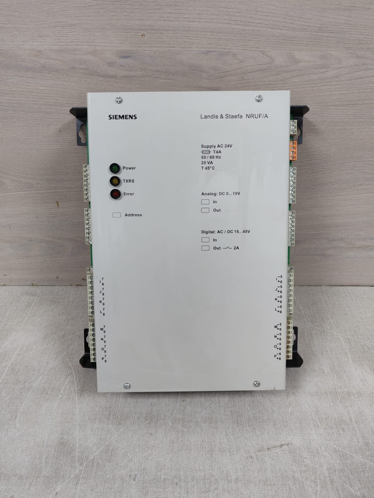 SIEMENS LANDIS & STAEFA NRUF/A CONTROLLER AC 24V