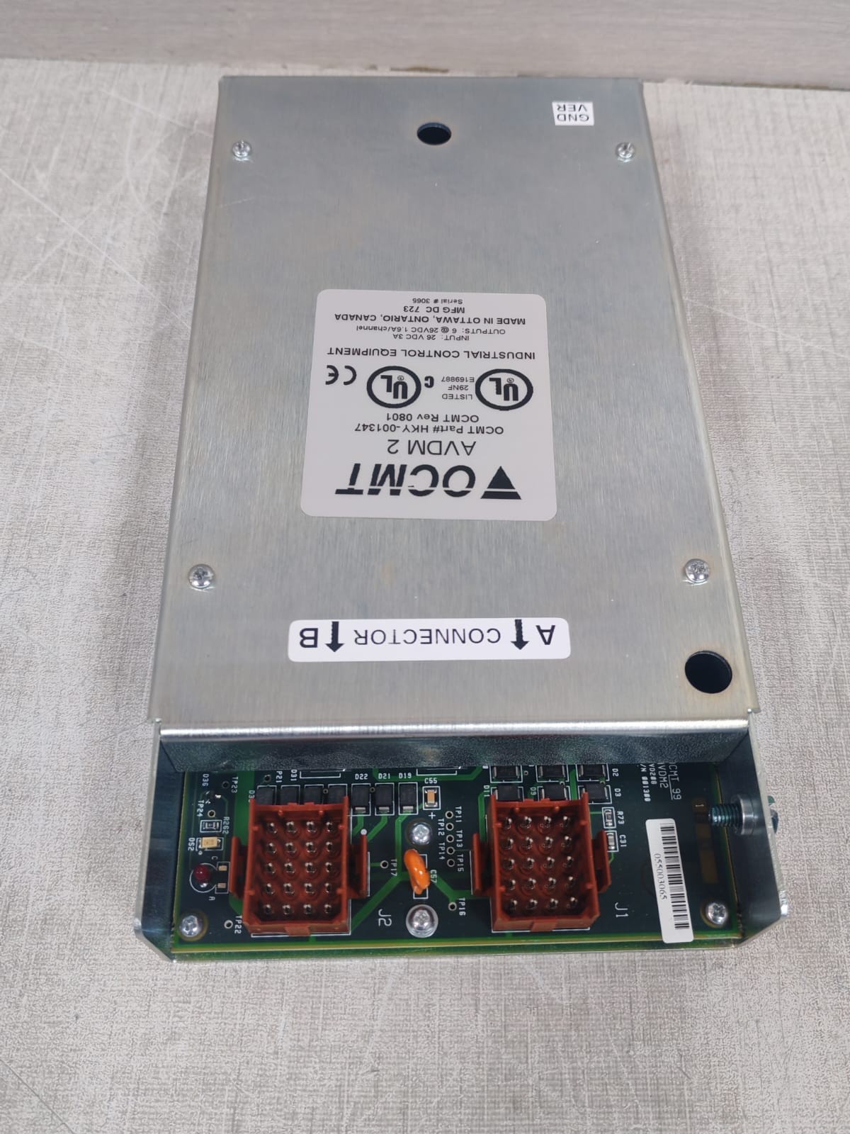 OCMT HKY-001347 OCMT AVDM 2 HKY-001347 REV 0801 CONTROL MODULE 7