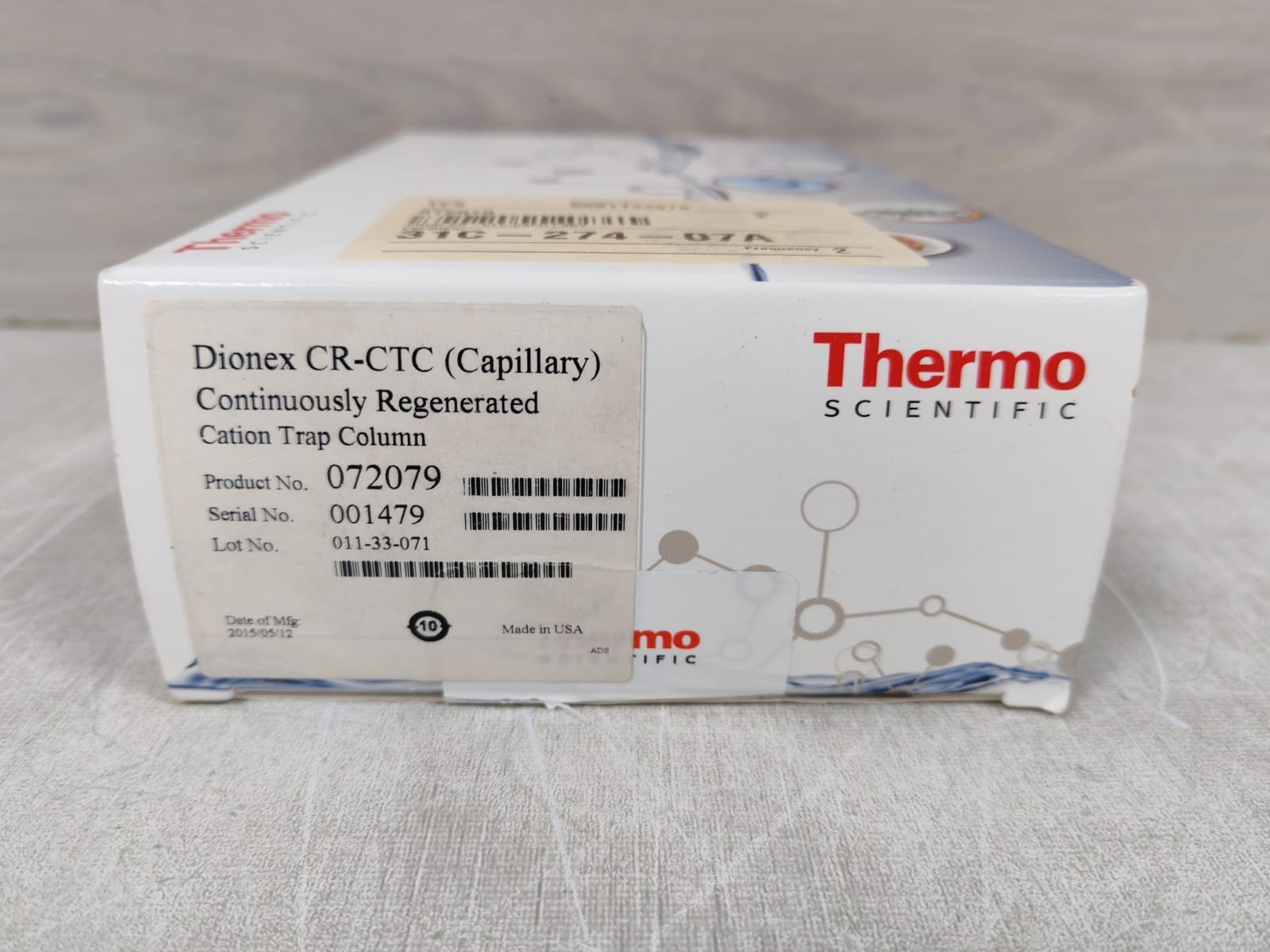 THERMO 072079 DIONEX CR-CTC THERMO 072079 DIONEX CR-CTC CATION TRAP COLUMN 9