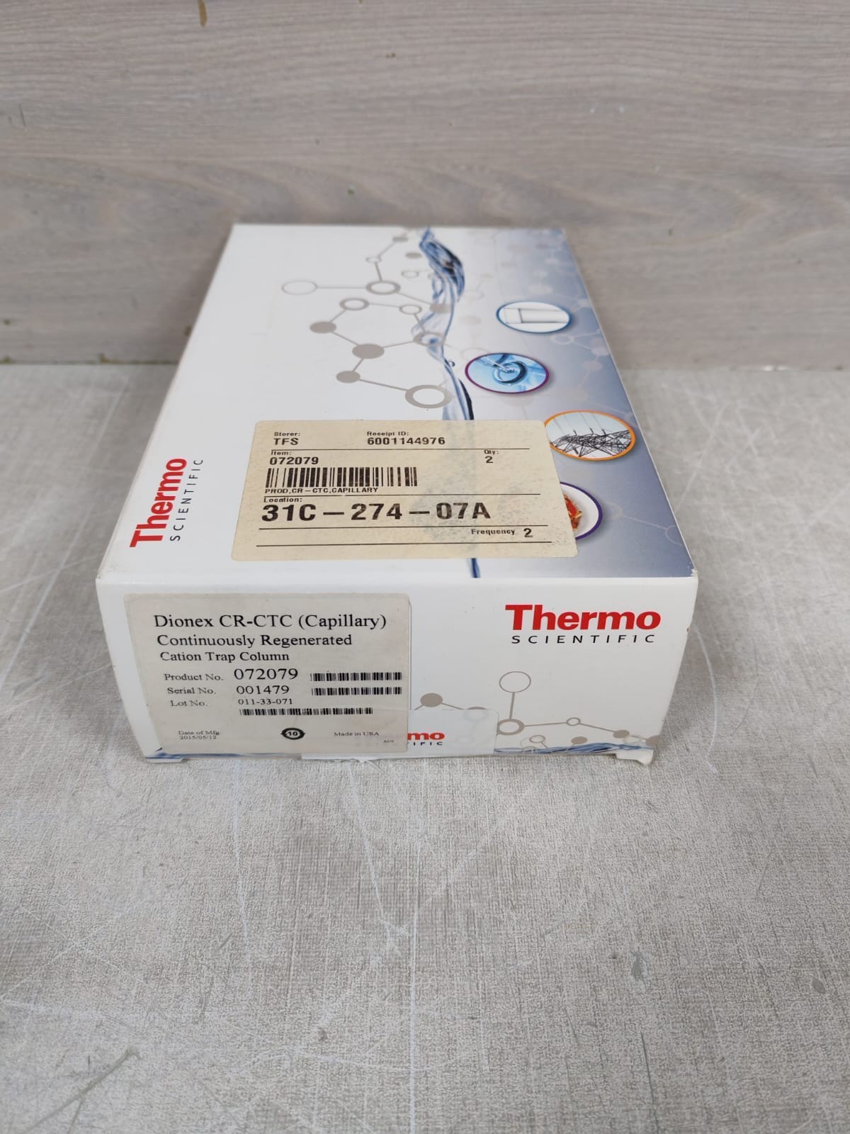 THERMO 072079 DIONEX CR-CTC THERMO 072079 DIONEX CR-CTC CATION TRAP COLUMN 10