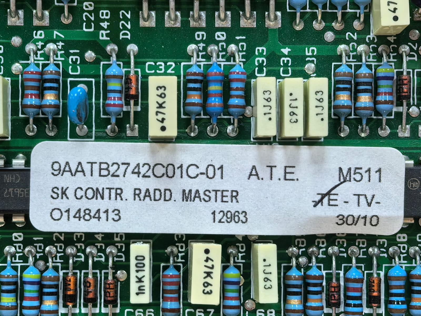Unbranded 0CSA2742C01 9AATB2742C01C-01 A.T.E SK CONTR.RADD.MASTER 0CSA2742C01 3