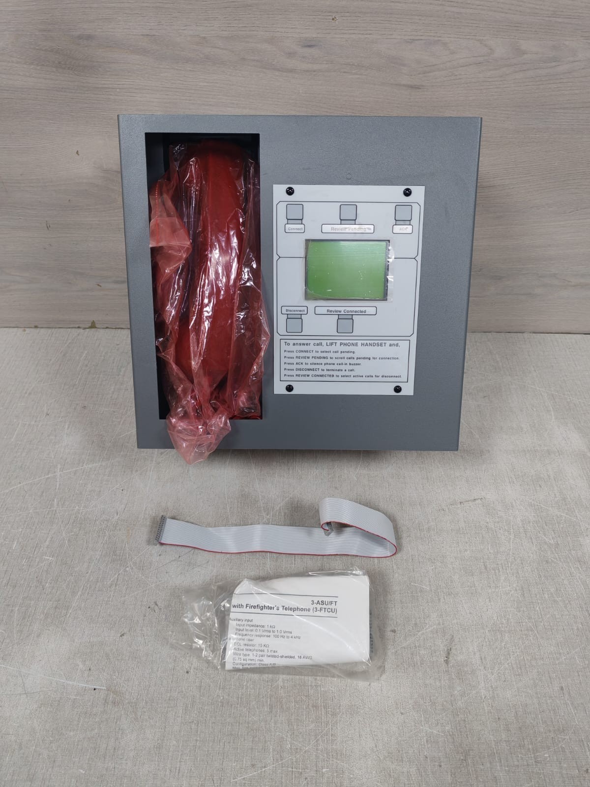EDWARDS EST 3-FTCU FIIRE FIGHTERS TELEPHONE CONTROL UNIT
