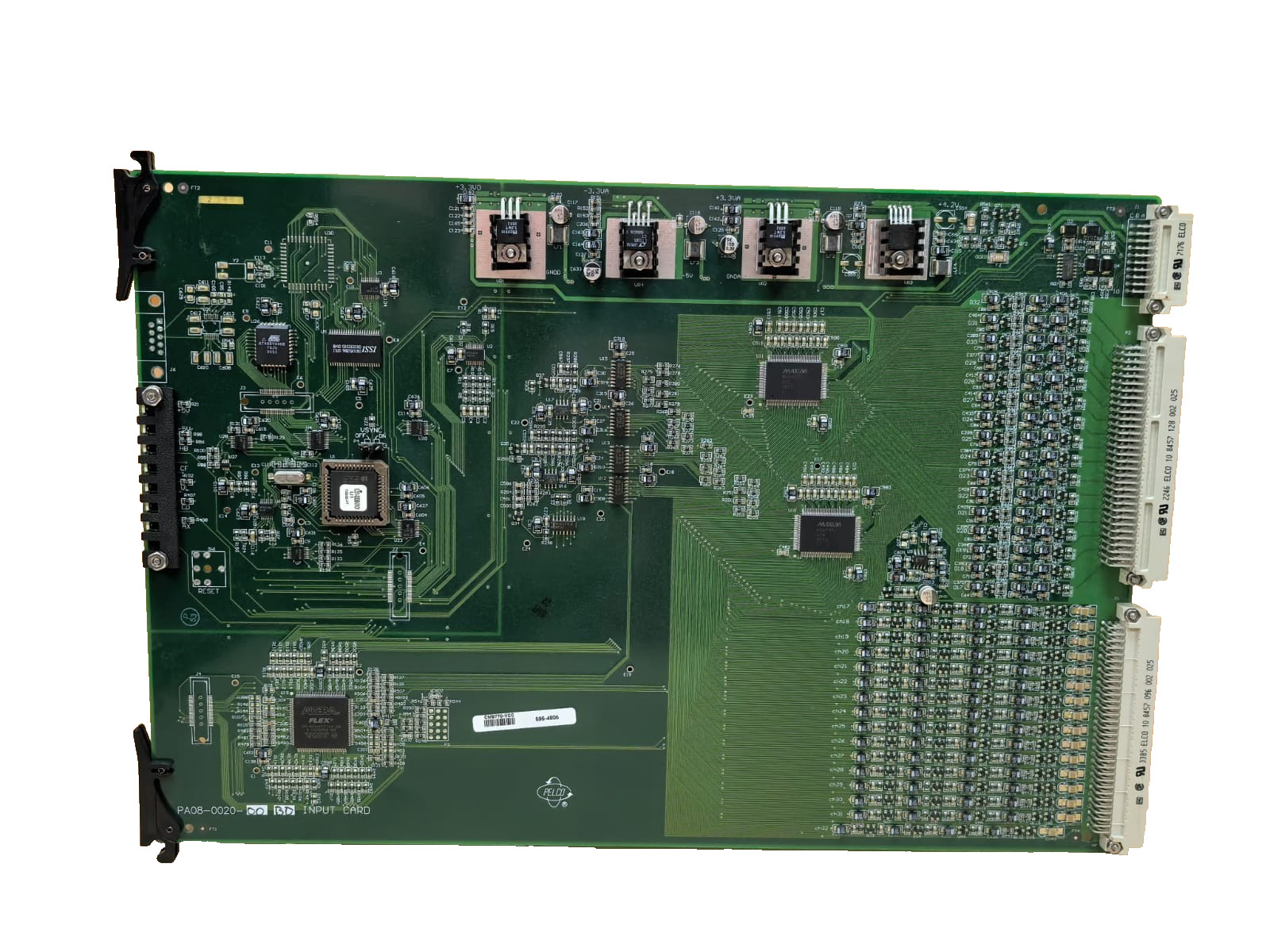 PELCO PA08-0020-00 BO INPUT CARD CM9770-VCC REV.A0 32 INPUT VIDEO CAMERA CARD