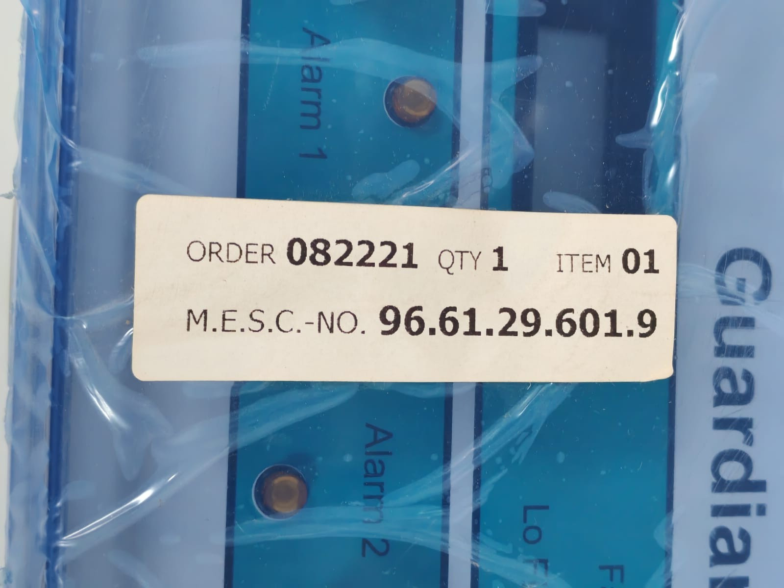 GUARDIAN PLUS 97335 96.61.29.601.9 GUARDIAN PLUS 97335 96.61.29.601.9 EDINBURGH SENSOR 110V 6