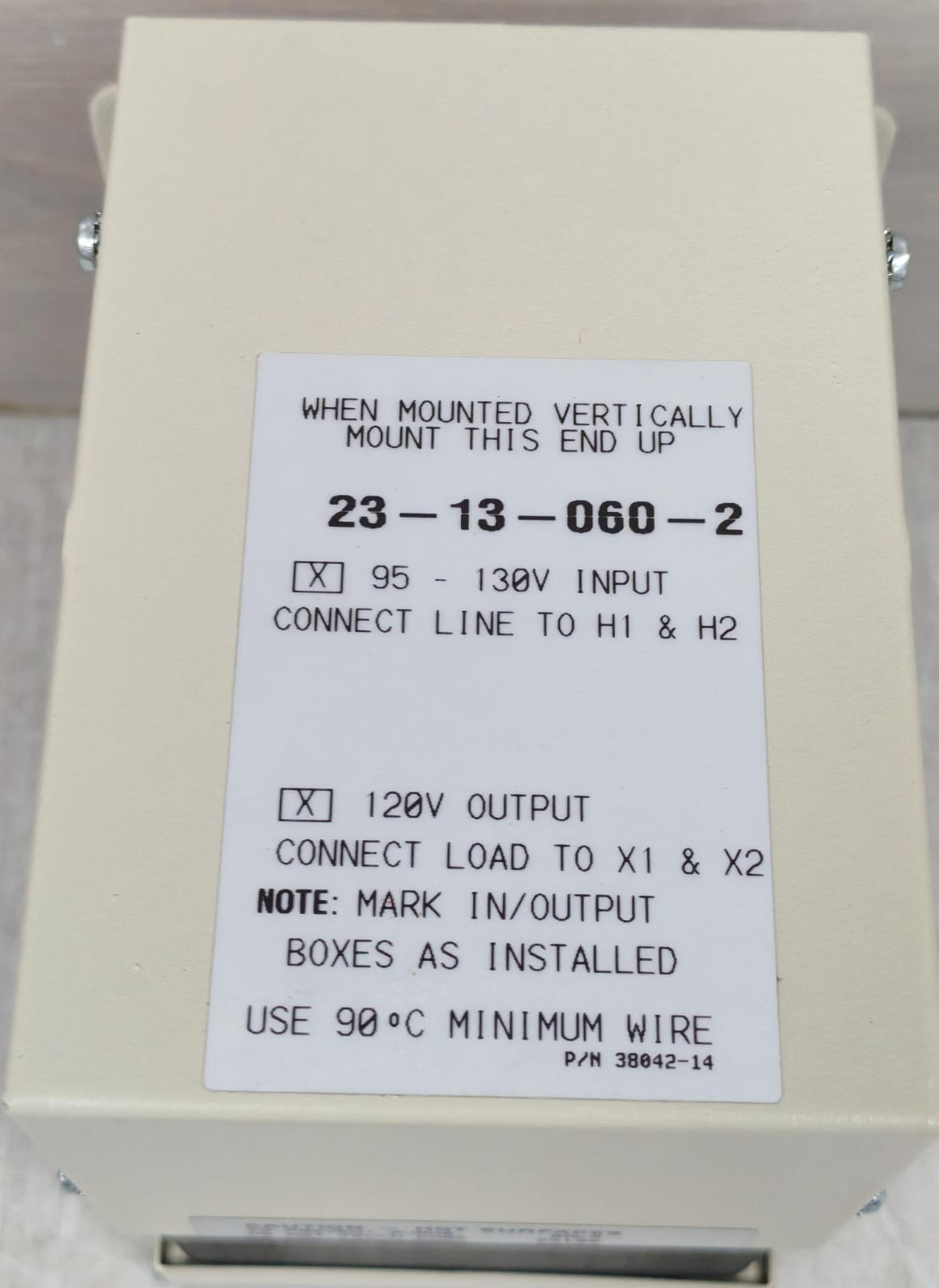 SOLA 23-13-060-2 SOLA CVS 23-13-060-2 CONSTANT VOLTAGE SINE WAVE OUTPUT 120V 7