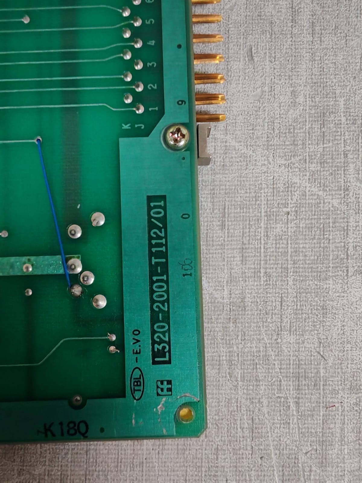 TBL L320-2001-T112/01 / L16B-2001-0110 TBL L320-2001-T112/01 / L16B-2001-0110 CIRCUIT BOARD 5