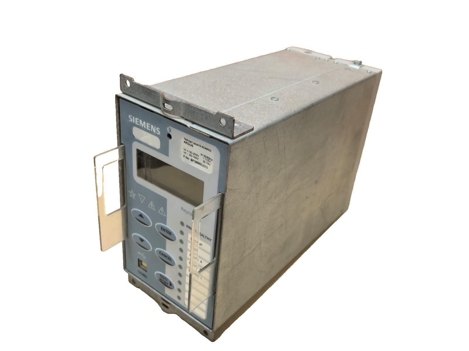 Siemens 7SR1587-5GA12-2CA0/CC SIEMENS 7SR1587-5GA12-2CA0/CC ARGUS VOLTAGE FREQUENCY RELAY 9