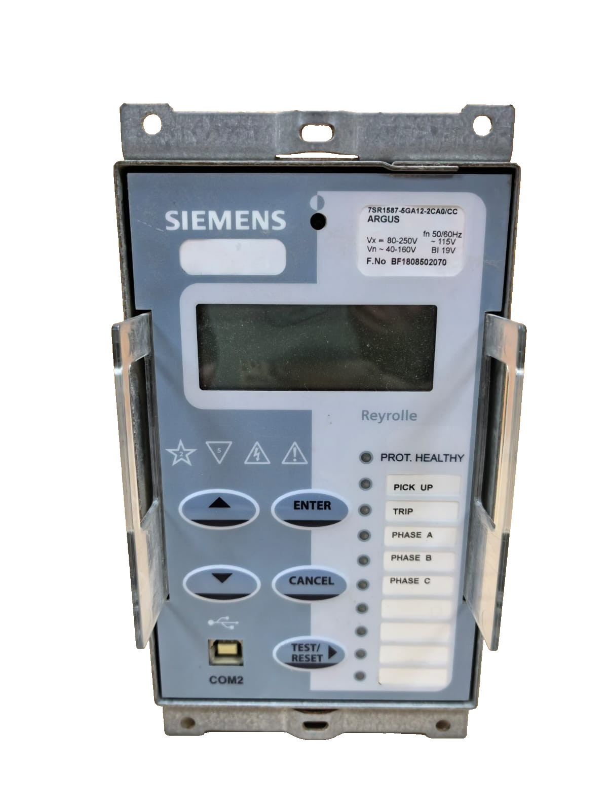 SIEMENS 7SR1587-5GA12-2CA0/CC ARGUS VOLTAGE FREQUENCY RELAY