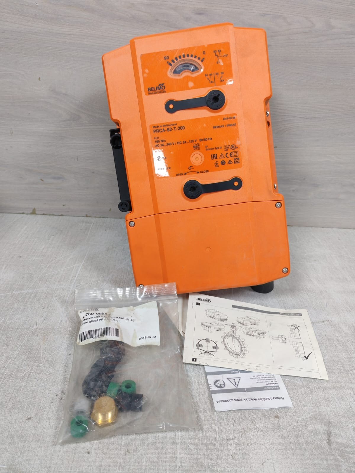 BELIMO PRCA-S2-T-200 VALVE ACTUATOR