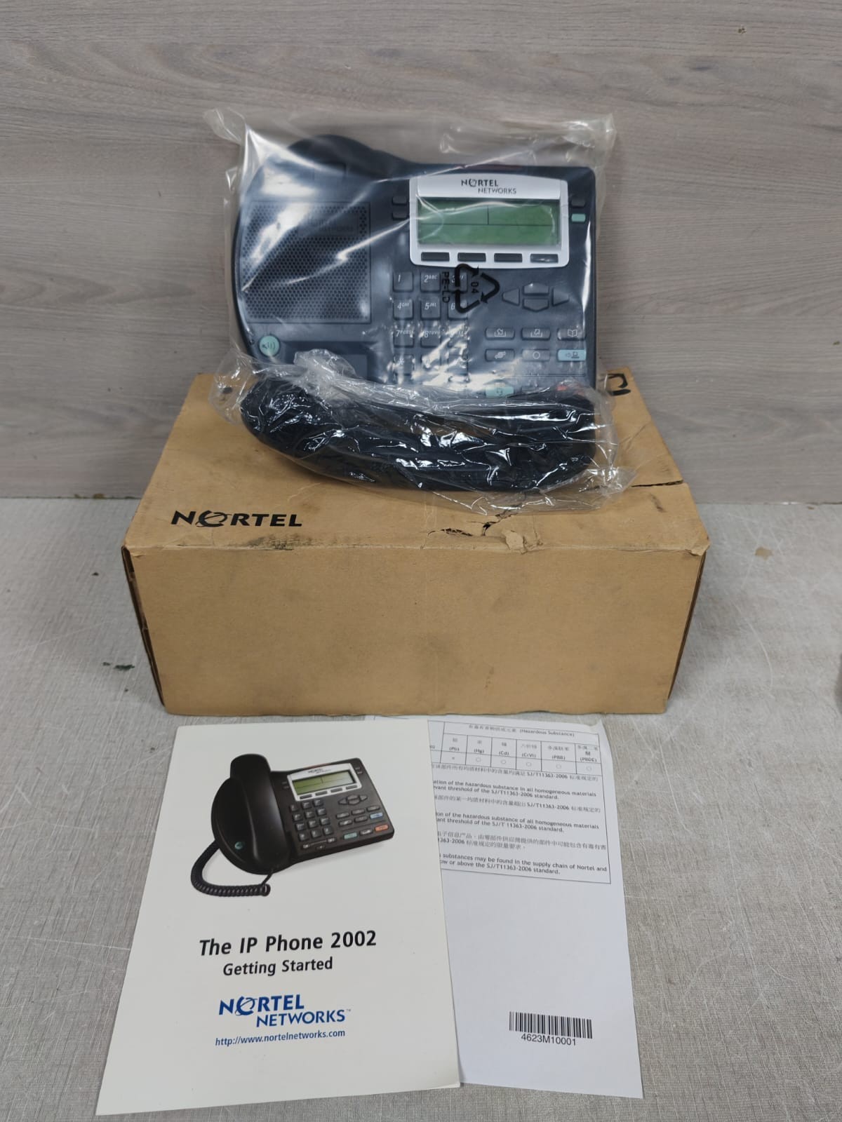 NORTEL NETWORKS IP PHONE 2002 NTDU91 OFFICE TELEPHONE