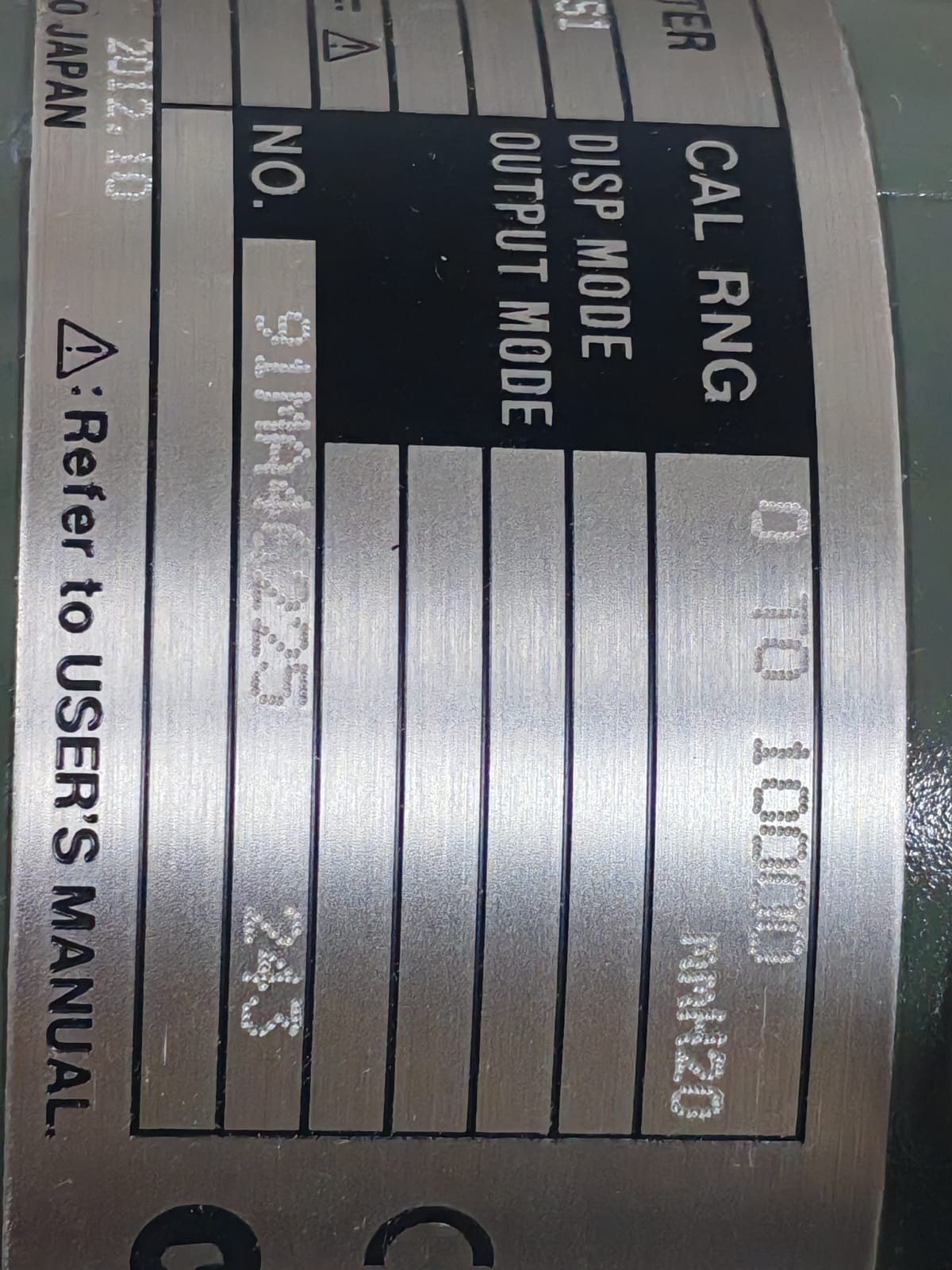 YOKOGAWA EJA 110A S1 YOKOGAWA EJA 110A S1 / EMS4A-92DA/X1/D4 DPharp TRANSMITTER 8