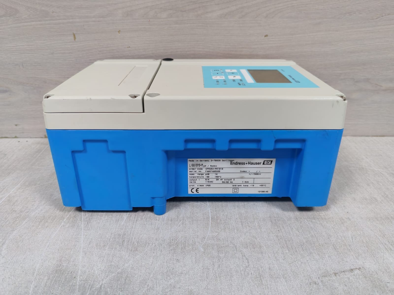 ENDRESS + HAUSER CPM253-PR1010 ENDRESS + HAUSER CPM253-PR1010 LIQUISYS-M / REDOX TRANSMITTER 5