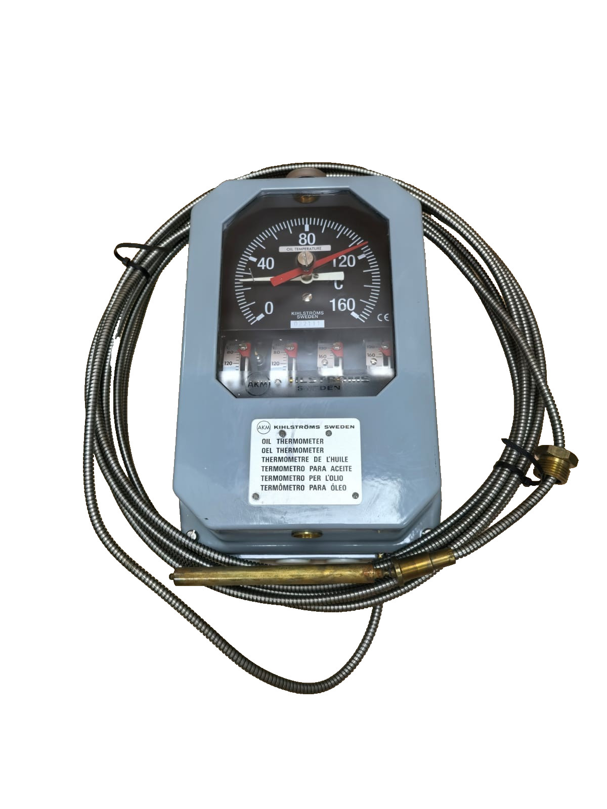 AKM 34.4.06 AKM KIHLSTROMS 34.4.06 16X-7,0 OIL THERMOMETER 3