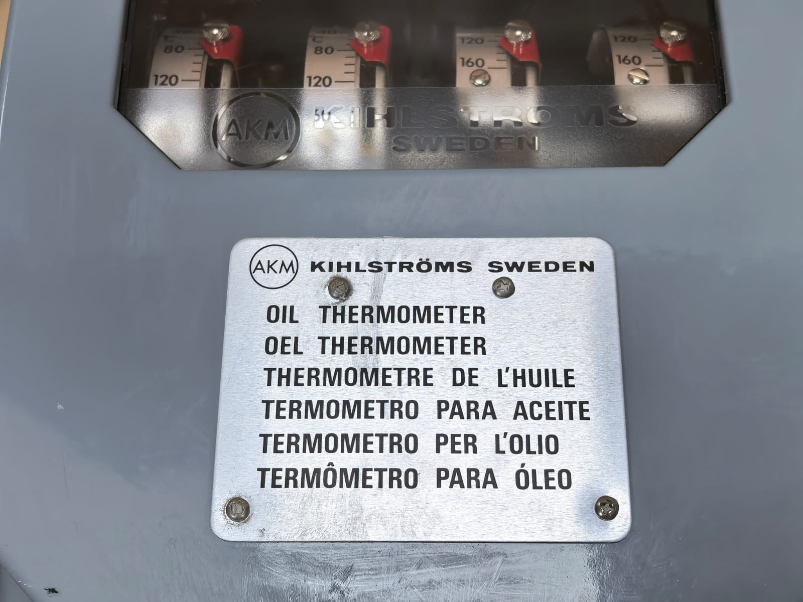 AKM 34.4.06 AKM KIHLSTROMS 34.4.06 16X-7,0 OIL THERMOMETER 5