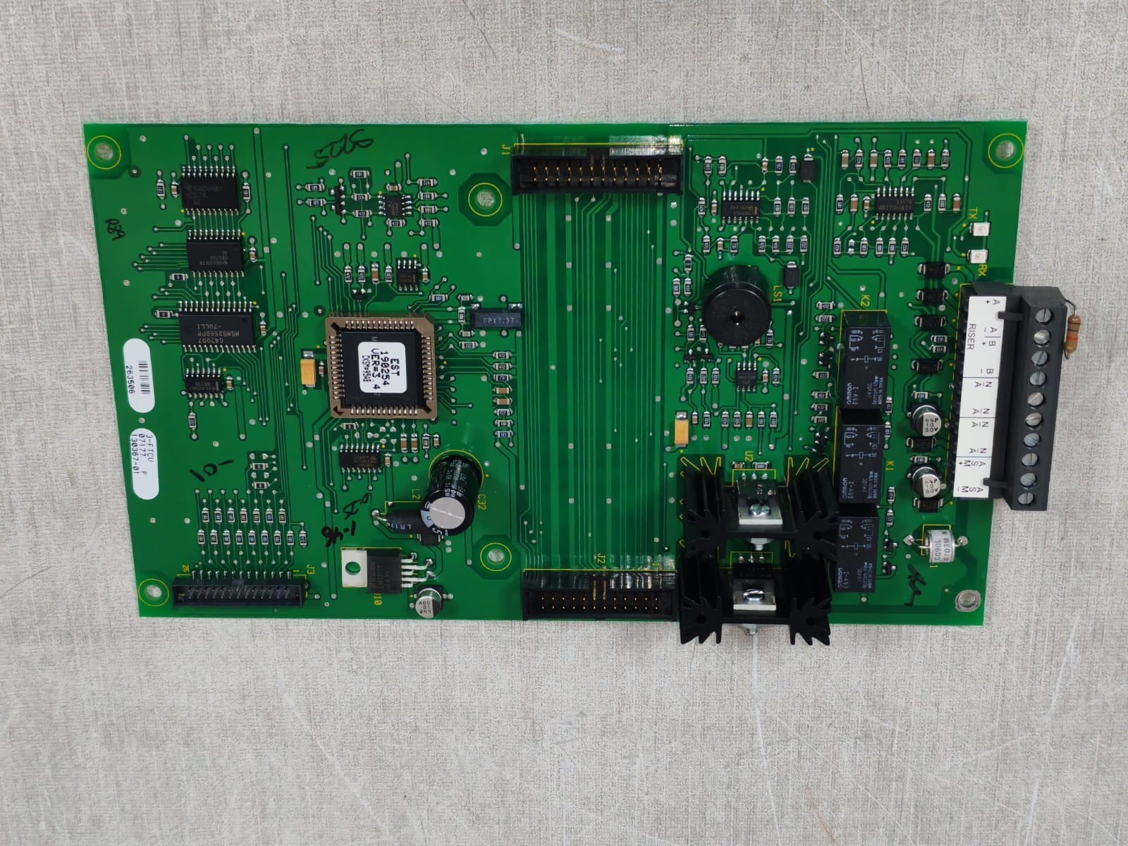 EDWARDS EST 3-FTCU 140367 REV 03 EDWARDS EST 3-FTCU 140367 REV 03 CONTROL PANEL BOARD 2
