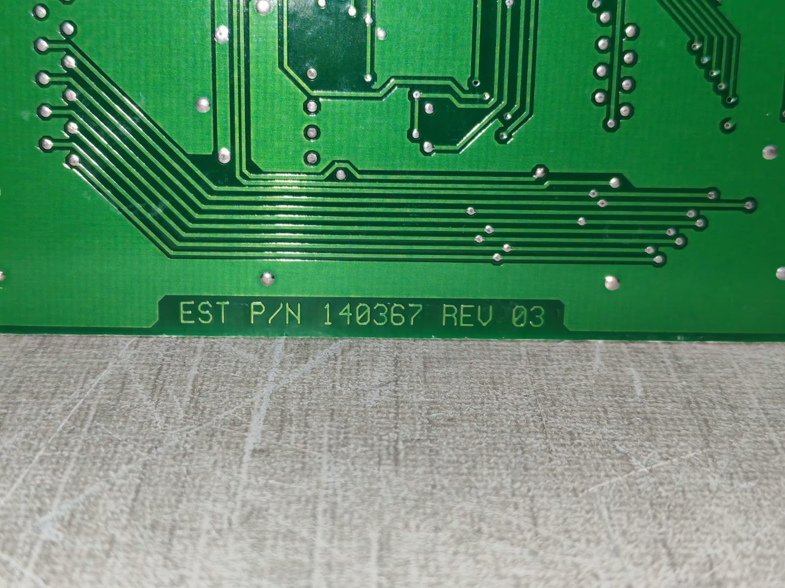 EDWARDS EST 3-FTCU 140367 REV 03 EDWARDS EST 3-FTCU 140367 REV 03 CONTROL PANEL BOARD 4