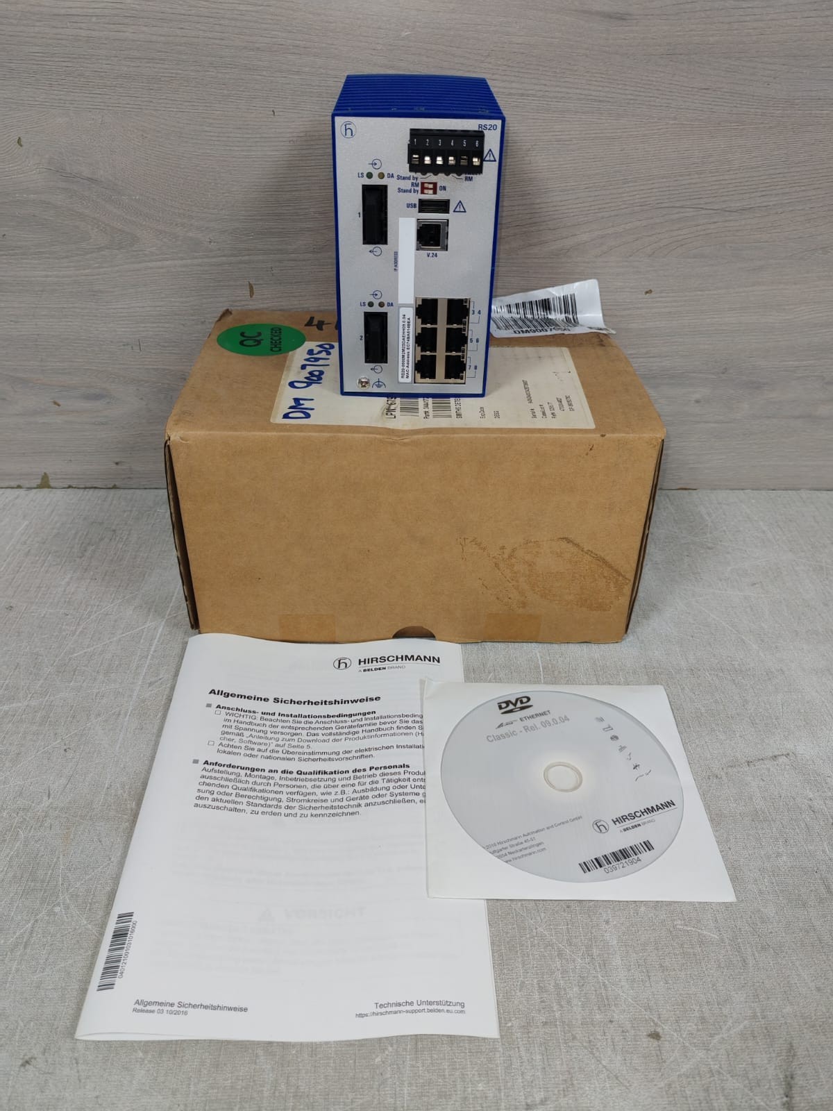 HIRSCHMANN RS20 / RS20-0800M2MSDAEHH09.0.04 RAIL SWITCH