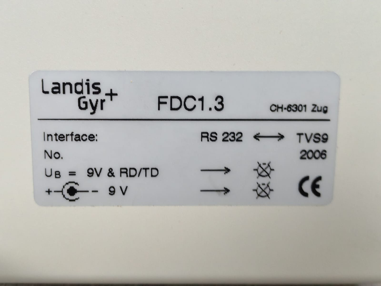 LANDIS+GYR FDC1.3 LANDIS+GYR FDC1.3 5