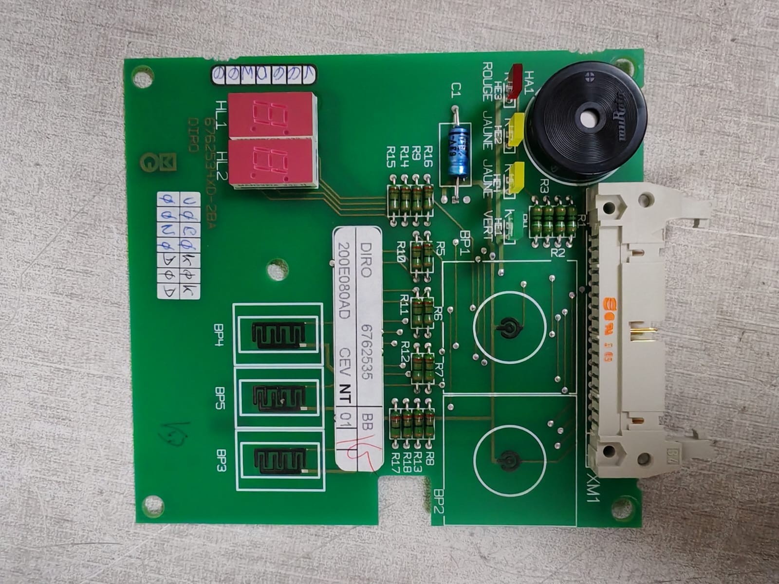 PDR CIM DIRO 6762535T BB / 6762535 BB / 6762534XD-1BA / 6762534XD-2BA PDR CIM DIRO 6762535T BB / 6762535 BB / 6762534XD-1BA / 6762534XD-2BA BOARD 2