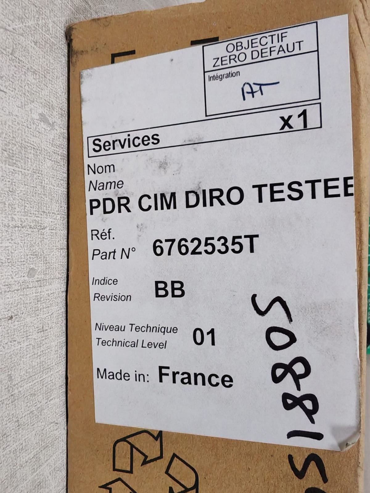 PDR CIM DIRO 6762535T BB / 6762535 BB / 6762534XD-1BA / 6762534XD-2BA PDR CIM DIRO 6762535T BB / 6762535 BB / 6762534XD-1BA / 6762534XD-2BA BOARD 4