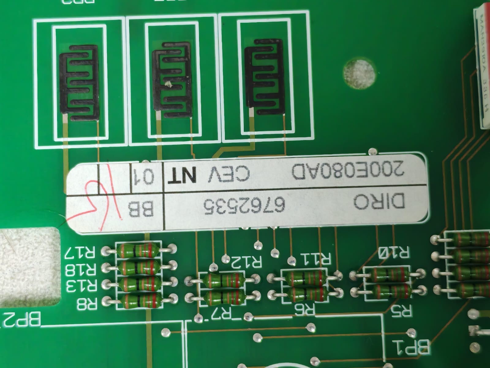 PDR CIM DIRO 6762535T BB / 6762535 BB / 6762534XD-1BA / 6762534XD-2BA PDR CIM DIRO 6762535T BB / 6762535 BB / 6762534XD-1BA / 6762534XD-2BA BOARD 10