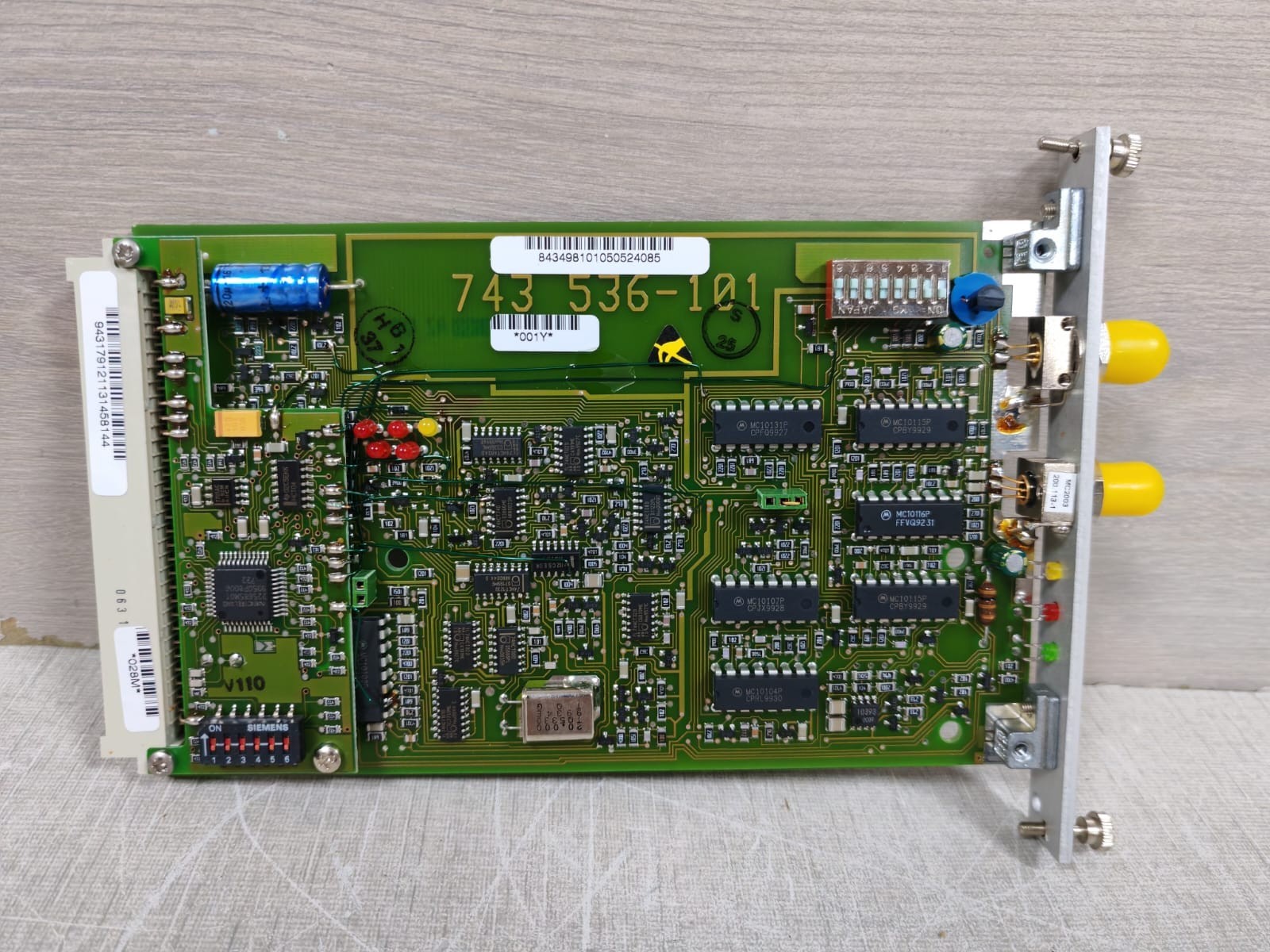 Hirschmann 743 536-101 HIRSCHMANN OYDE-S µC (BFOC) 743 536-101 FIBEROPTIC INTERFACE CARD 3