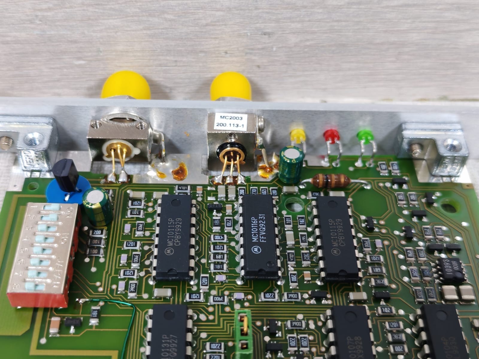 Hirschmann 743 536-101 HIRSCHMANN OYDE-S µC (BFOC) 743 536-101 FIBEROPTIC INTERFACE CARD 10