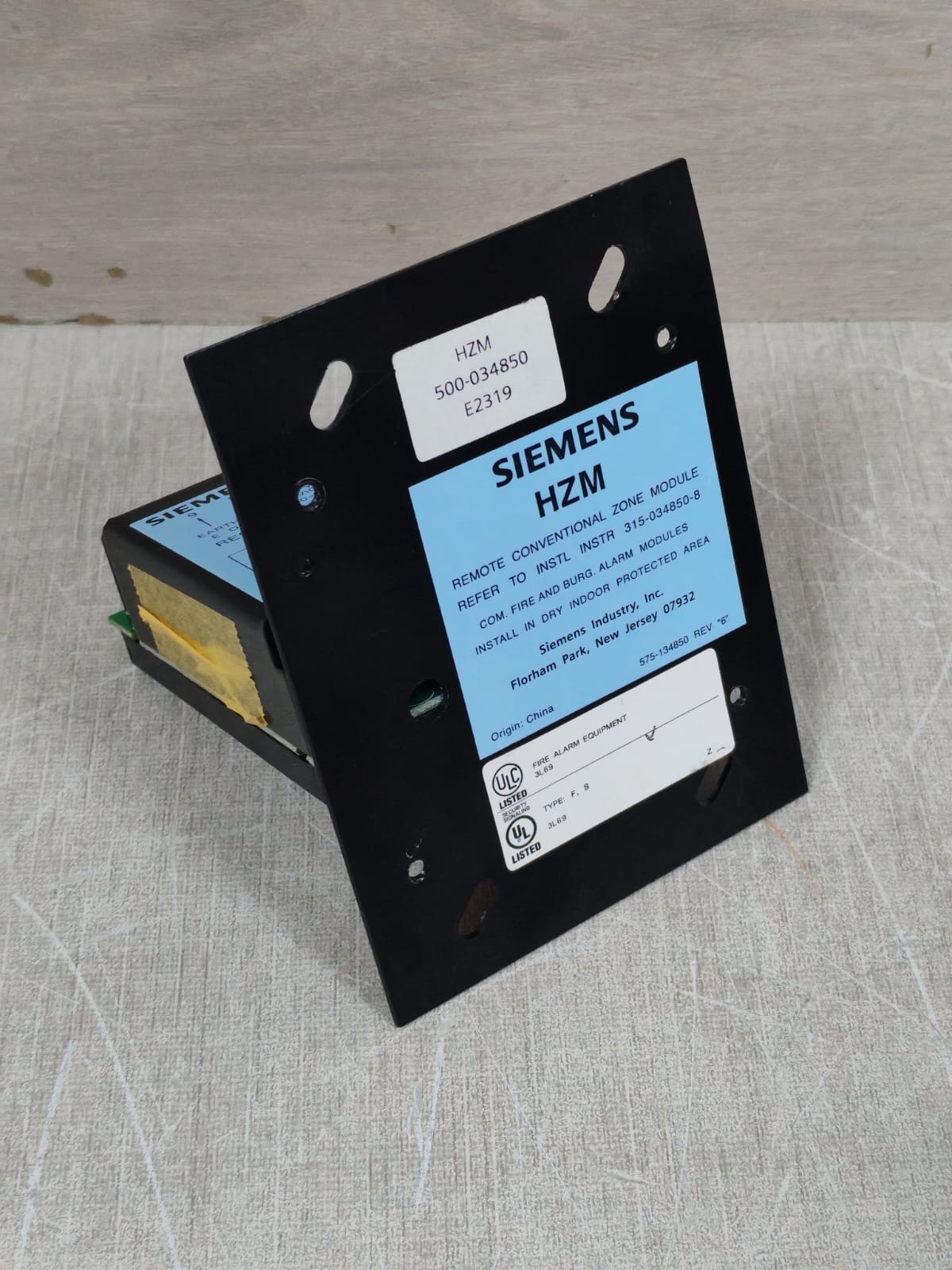 Siemens HZM 500-034850 SIEMENS HZM 500-034850 CONVENTIONAL ZONE MODULE 4