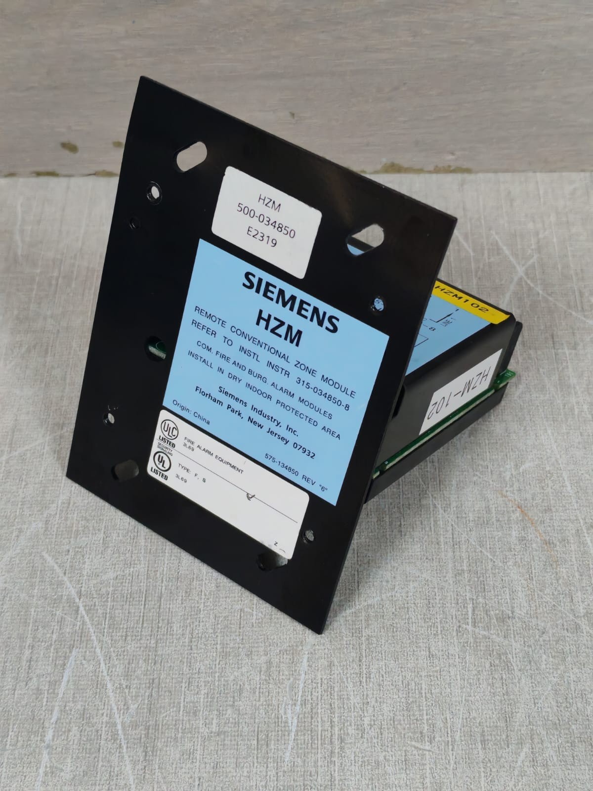 Siemens HZM 500-034850 SIEMENS HZM 500-034850 CONVENTIONAL ZONE MODULE 10