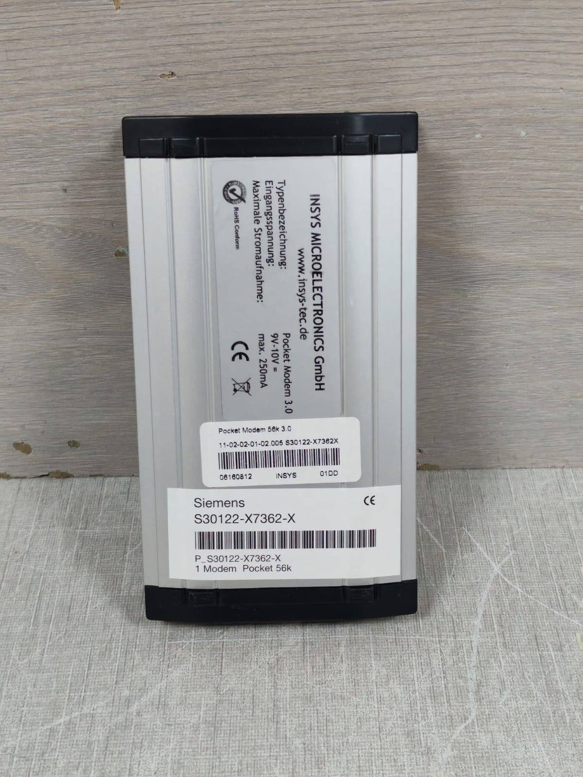 SIEMENS / INSYS MICROELECTRONICS POCKET MODEM 56K 3.0 S30122-X7362-X SIEMENS / INSYS MICROELECTRONICS POCKET MODEM 56K 3.0 S30122-X7362-X 6
