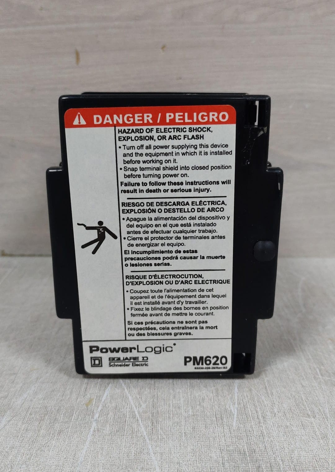 Square D 3020 PM-620 SQUARE D POWERLOGIC 3020 PM-620 POWER METER 90VAC-264VAC 2