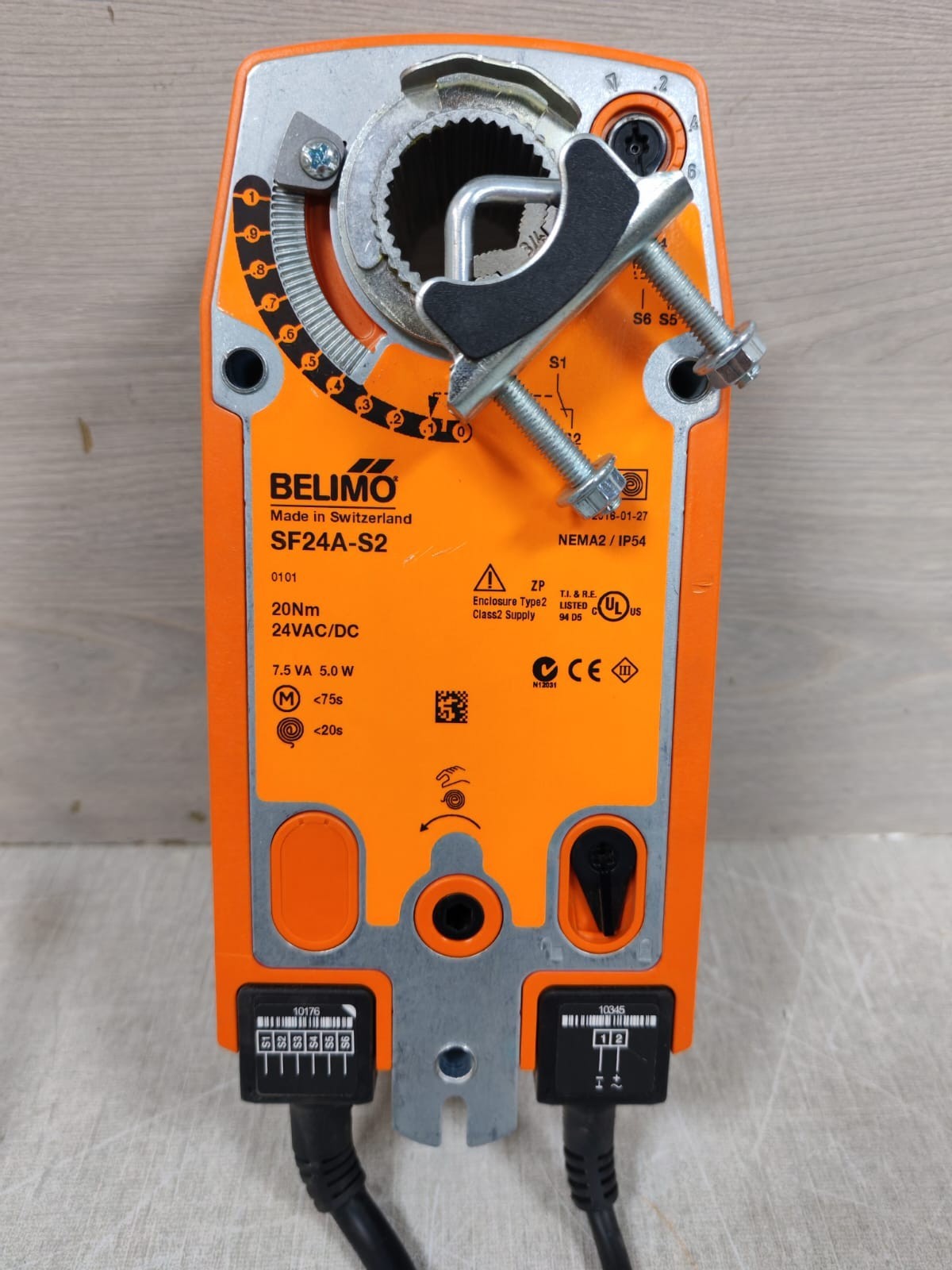 Belimo SF24A-S2 BELIMO SF24A-S2 ROTARY ACTUATOR 24VAC/DC 2