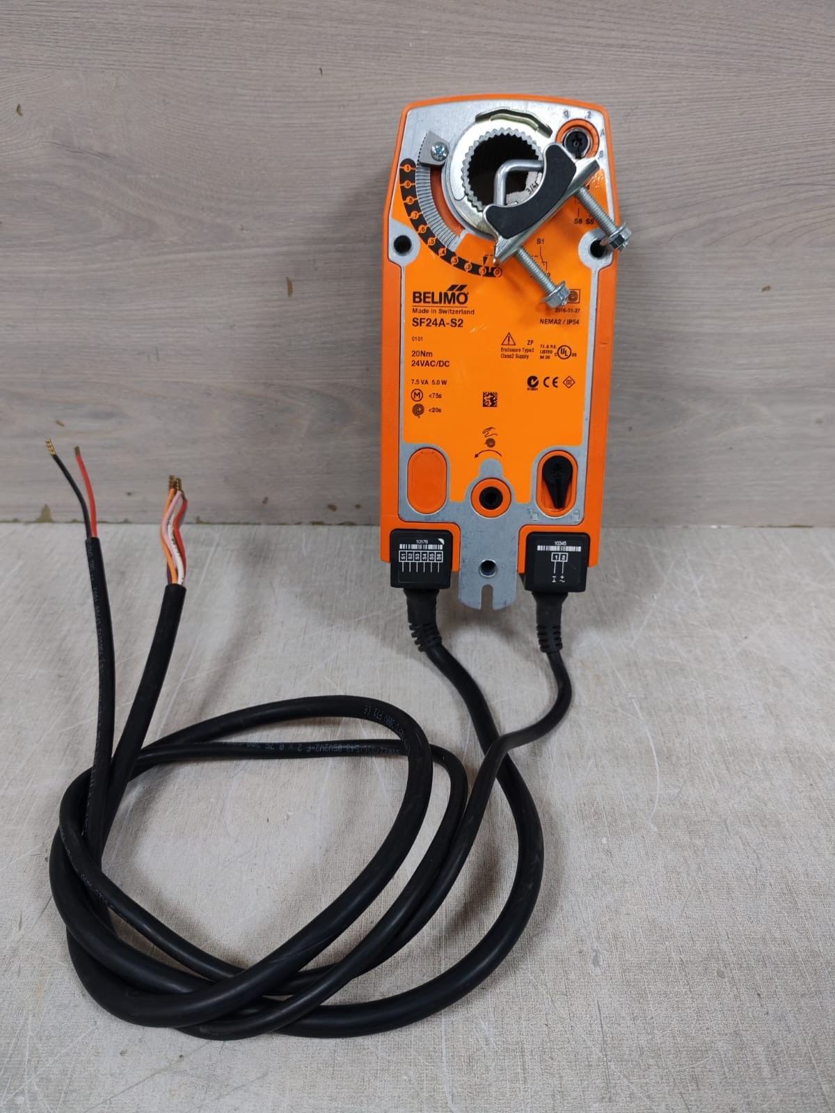 BELIMO SF24A-S2 ROTARY ACTUATOR 24VAC/DC