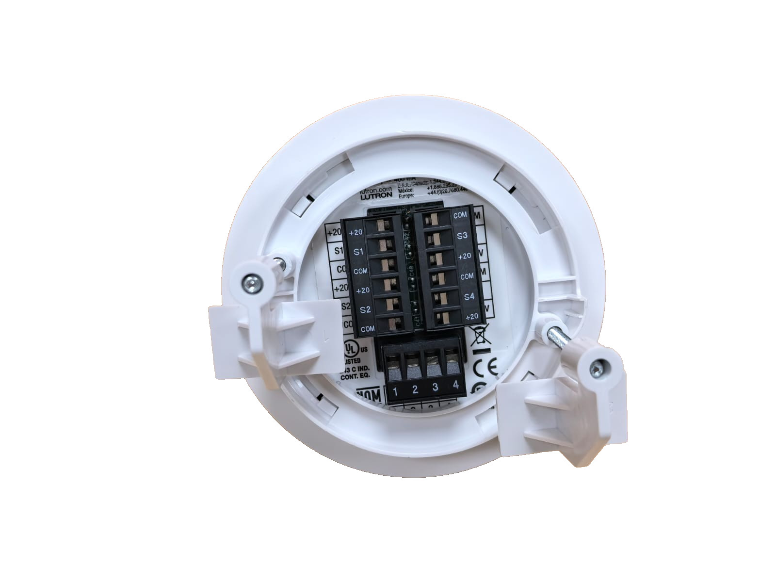 Lutron QSMX-4W-C LUTRON QSMX-4W-C QS SENSOR MODULE CEILING MOUNT 4