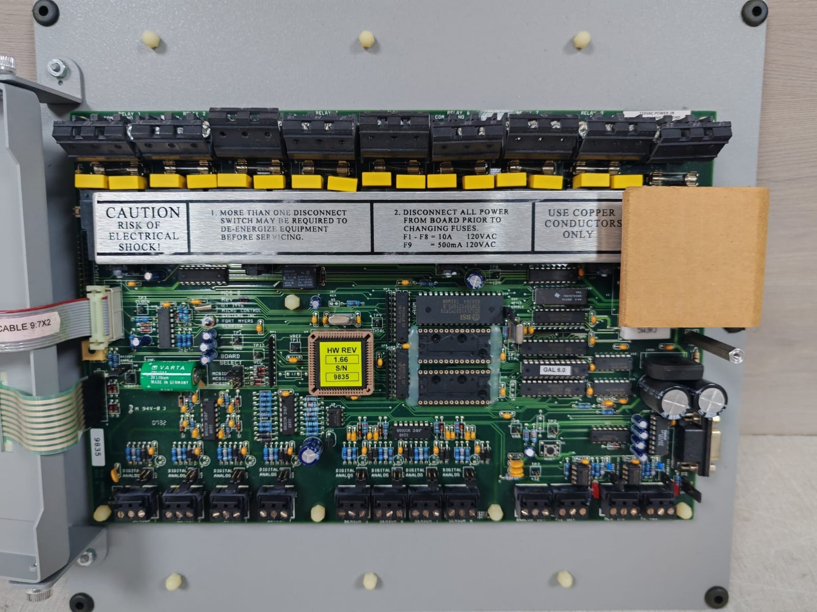 MICROCONTROL SYSTEMS MCS-8-P-BL-230 MICROCONTROL SYSTEMS MCS-8-P-BL-230 MICROCONTROLLER W/ KEYPAD & DISPLAY PANEL 7